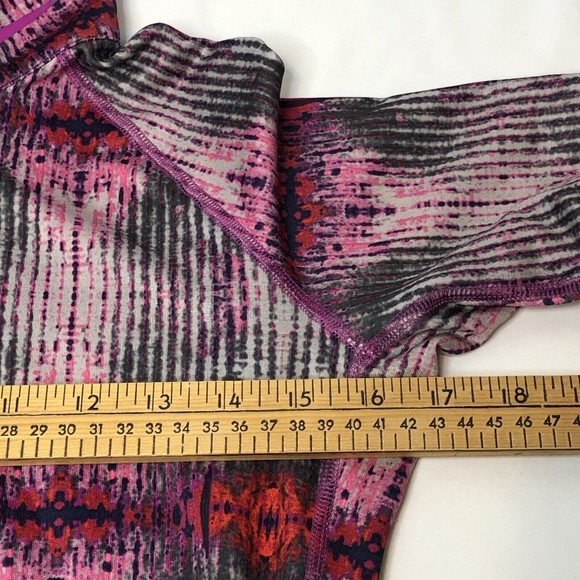 Nike Pro Combat Fitted Shirt Womens SMALL Therma Fit 1/4 Zip Pullover Pink - Picture 4 of 9